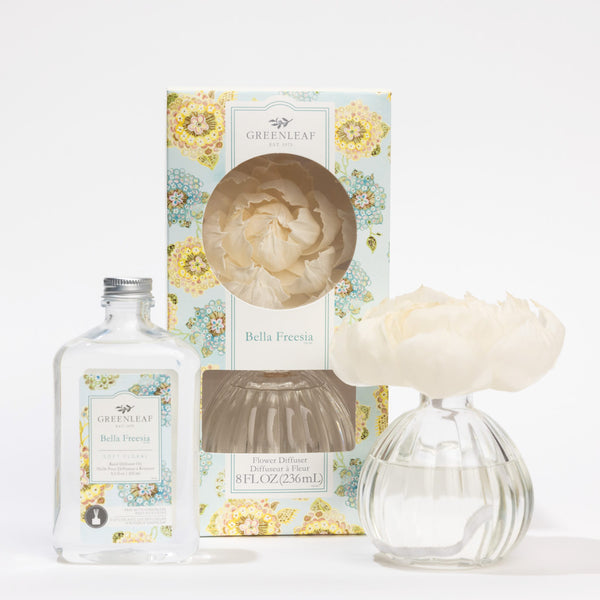 Bella Freesia Flower Diffuser & Fragrance Oil Refill