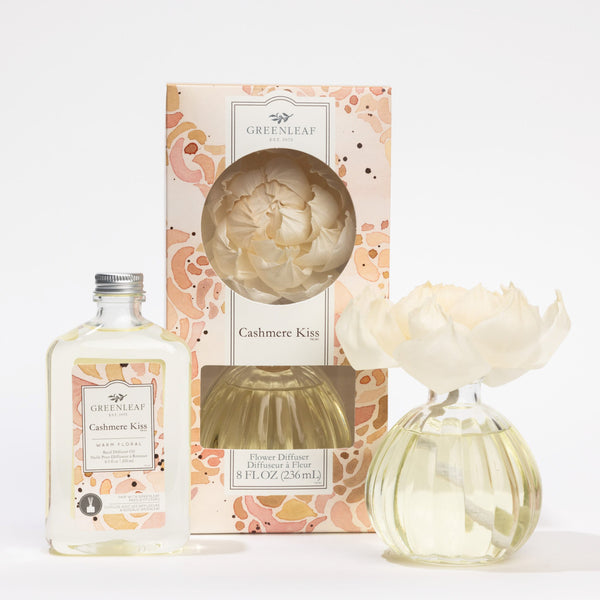 Cashmere Kiss Flower Diffuser & Fragrance Oil Refill