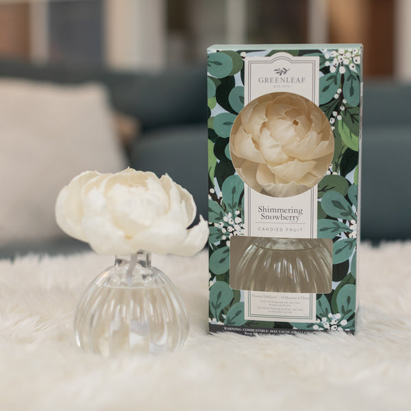 Shimmering Snowberry Flower Diffuser