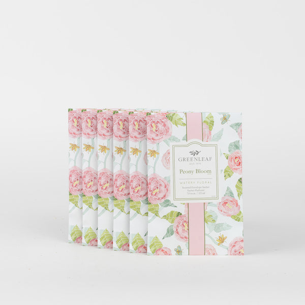 Peony Bloom Sachet 6 Pack