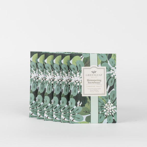 Shimmering Snowberry Sachet 6 Pack