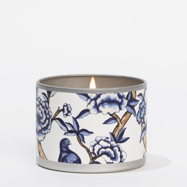 Classic Linen Tin Candle