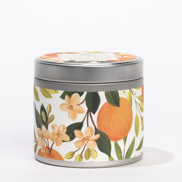Orange & Honey Tin Candle