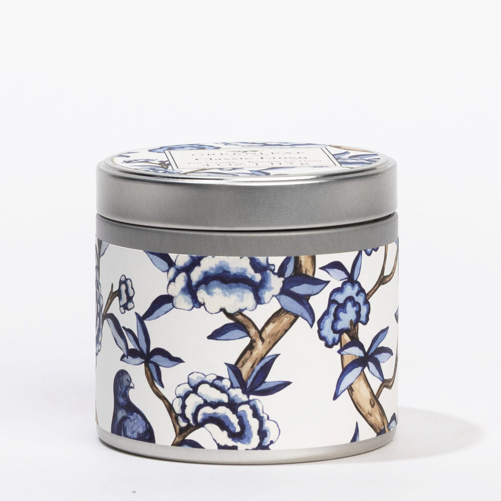 Classic Linen Tin Candle