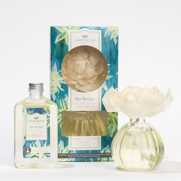 Spa Springs Flower Diffuser & Fragrance Refill Oil