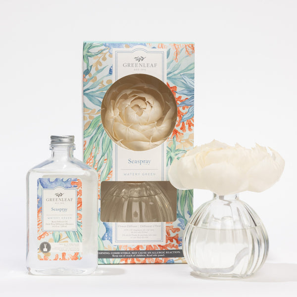 Seaspray Flower Diffuser & Fragrance Refill Oil