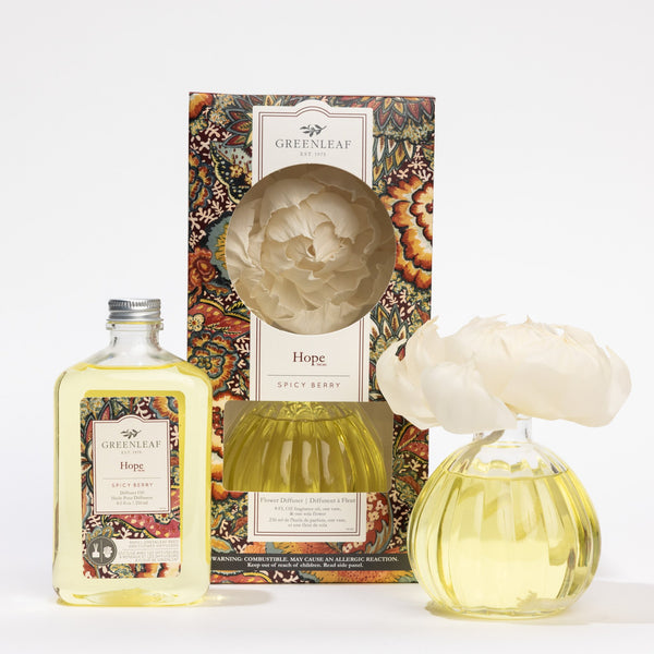Hope Flower Diffuser & Fragrance Refill Oil