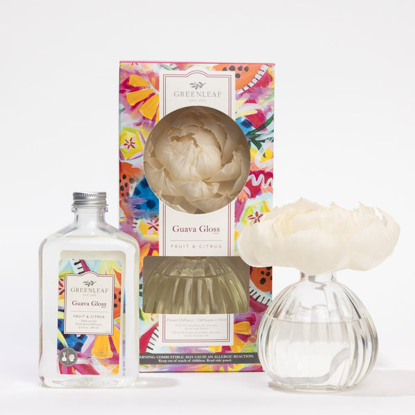 Guava Gloss Flower Diffuser & Fragrance Refill Oil