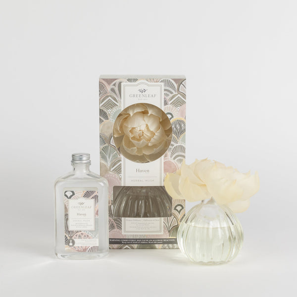 Haven Flower Diffuser & Fragrance Oil Refill