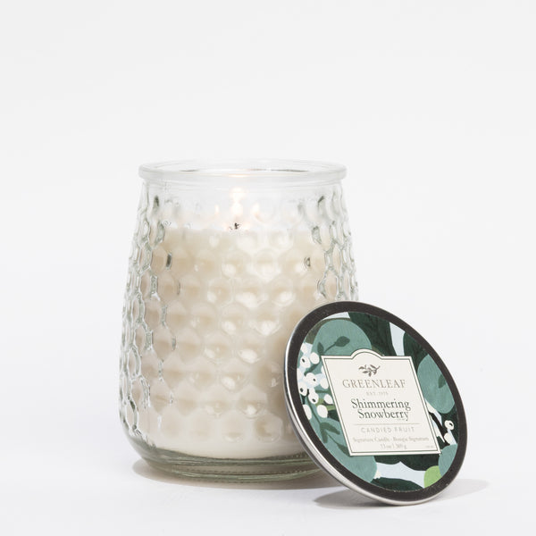 Shimmering Snowberry Signature Candle